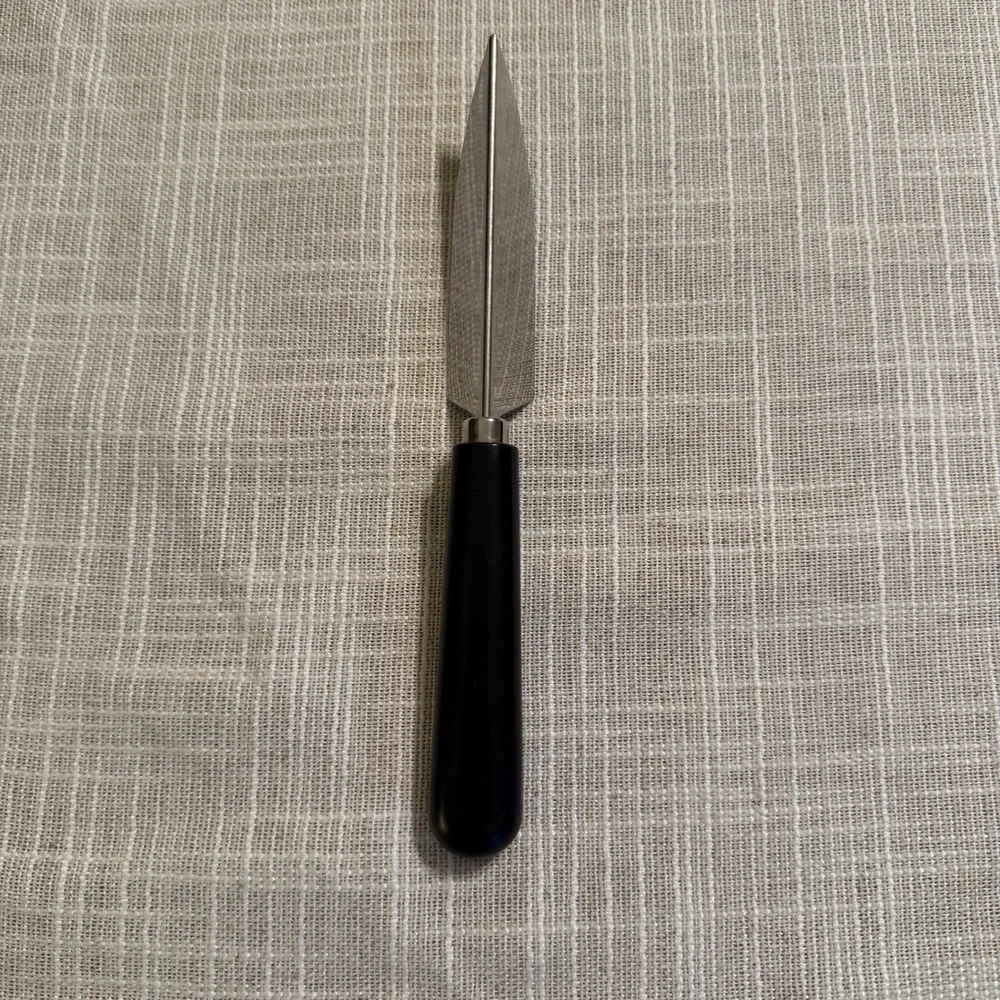 The Pampered‎ Chef Quikut Paring Knife Stainless Steel Black Handle 8 Inch